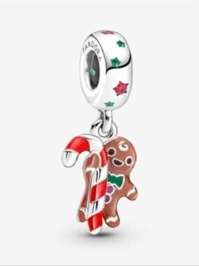 💝💞NWT Authentic Pandora Gingerbread Man Dangle Charm